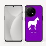 כיסוי בעיצוב אישי עם השם שלך לדגם - OnePlus 11R בעיצוב סוס