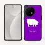 כיסוי בעיצוב אישי עם השם שלך לדגם - OnePlus 11R בעיצוב חזיר