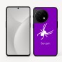 כיסוי בעיצוב אישי עם השם שלך לדגם - OnePlus 11R בעיצוב עכביש