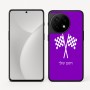 כיסוי בעיצוב אישי עם השם שלך לדגם - OnePlus 11R בעיצוב דגל המירוץ