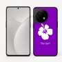 כיסוי בעיצוב אישי עם השם שלך לדגם - OnePlus 11R בעיצוב פרח היביסקוס