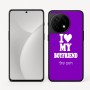 כיסוי בעיצוב אישי עם השם שלך לדגם - OnePlus 11R בעיצוב אוהבת את החבר שלי