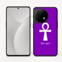 כיסוי בעיצוב אישי עם השם שלך לדגם - OnePlus 11R בעיצוב אנק - מפתח החיים המצרי
