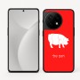 כיסוי בעיצוב אישי עם השם שלך לדגם - OnePlus 11R בעיצוב חזיר