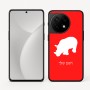 כיסוי בעיצוב אישי עם השם שלך לדגם - OnePlus 11R בעיצוב קרנף