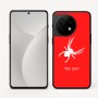 כיסוי בעיצוב אישי עם השם שלך לדגם - OnePlus 11R בעיצוב עכביש