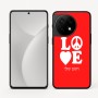 כיסוי בעיצוב אישי עם השם שלך לדגם - OnePlus 11R בעיצוב אהבה
