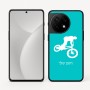 כיסוי בעיצוב אישי עם השם שלך לדגם - OnePlus 11R בעיצוב רוכב אופניים