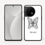 כיסוי בעיצוב אישי עם השם שלך לדגם - OnePlus 11R בעיצוב פרפר