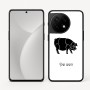 כיסוי בעיצוב אישי עם השם שלך לדגם - OnePlus 11R בעיצוב חזיר