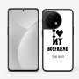 כיסוי בעיצוב אישי עם השם שלך לדגם - OnePlus 11R בעיצוב אוהבת את החבר שלי