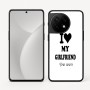 כיסוי בעיצוב אישי עם השם שלך לדגם - OnePlus 11R בעיצוב אוהב את החברה שלי