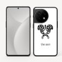 כיסוי בעיצוב אישי עם השם שלך לדגם - OnePlus 11R בעיצוב פרחי קרן