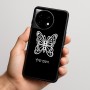 כיסוי בעיצוב אישי עם השם שלך לדגם - OnePlus 11R בעיצוב פרפר