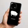 כיסוי בעיצוב אישי עם השם שלך לדגם - OnePlus 11R בעיצוב חזיר