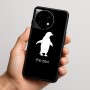 כיסוי בעיצוב אישי עם השם שלך לדגם - OnePlus 11R בעיצוב פינגווין