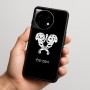 כיסוי בעיצוב אישי עם השם שלך לדגם - OnePlus 11R בעיצוב פרחי קרן