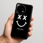 כיסוי בעיצוב אישי עם השם שלך לדגם - OnePlus 11R בעיצוב סמיילי