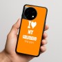 כיסוי בעיצוב אישי עם השם שלך לדגם - OnePlus 11R בעיצוב אוהב את החברה שלי