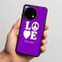 כיסוי בעיצוב אישי עם השם שלך לדגם - OnePlus 11R בעיצוב אהבה