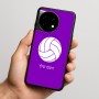 כיסוי בעיצוב אישי עם השם שלך לדגם - OnePlus 11R בעיצוב כדור כדורעף