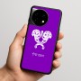 כיסוי בעיצוב אישי עם השם שלך לדגם - OnePlus 11R בעיצוב פרחי קרן