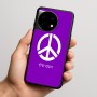 כיסוי בעיצוב אישי עם השם שלך לדגם - OnePlus 11R בעיצוב סמל השלום