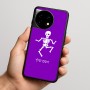 כיסוי בעיצוב אישי עם השם שלך לדגם - OnePlus 11R בעיצוב סקלטון