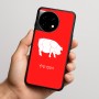 כיסוי בעיצוב אישי עם השם שלך לדגם - OnePlus 11R בעיצוב חזיר