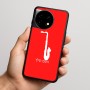 כיסוי בעיצוב אישי עם השם שלך לדגם - OnePlus 11R בעיצוב סקסופון