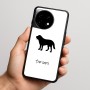 כיסוי בעיצוב אישי עם השם שלך לדגם - OnePlus 11R בעיצוב כלב