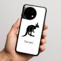 כיסוי בעיצוב אישי עם השם שלך לדגם - OnePlus 11R בעיצוב קנגורו