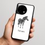 כיסוי בעיצוב אישי עם השם שלך לדגם - OnePlus 11R בעיצוב זברה
