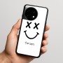 כיסוי בעיצוב אישי עם השם שלך לדגם - OnePlus 11R בעיצוב סמיילי