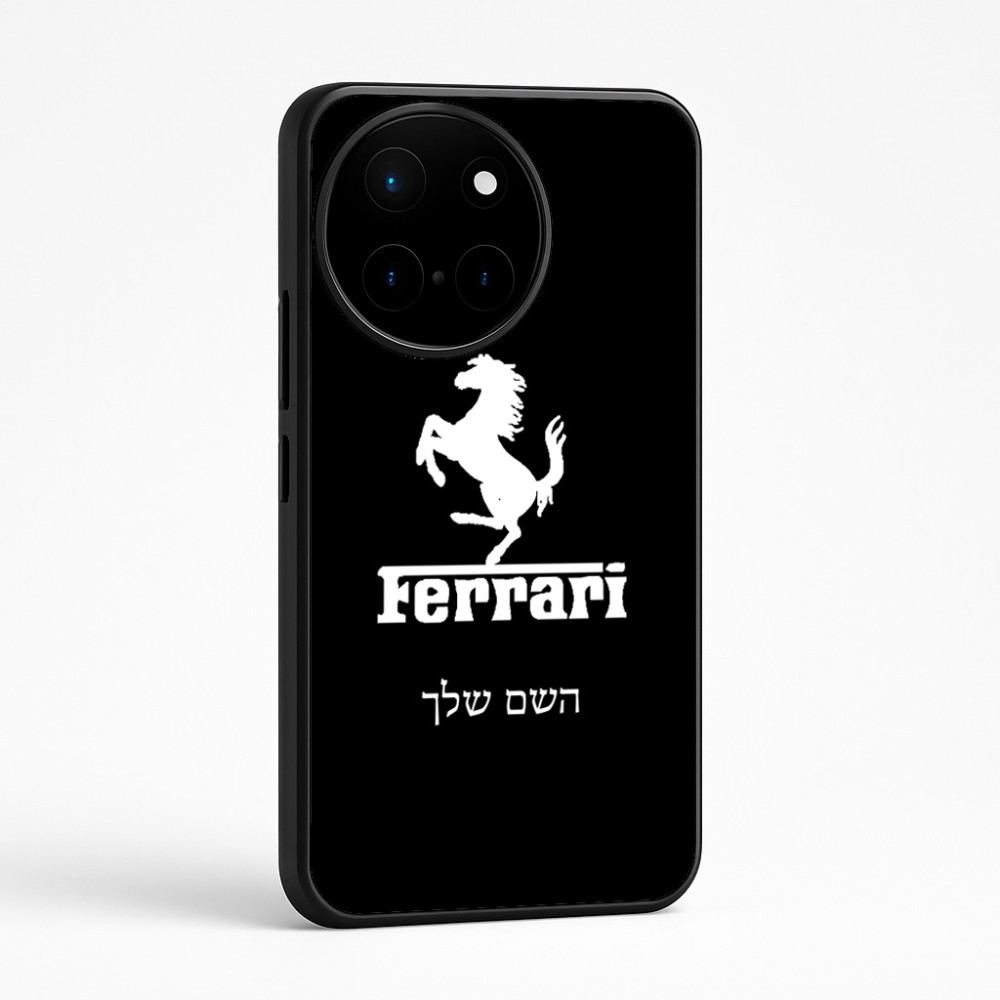 כיסוי בעיצוב אישי עם השם שלך לדגם - OnePlus 12R בעיצוב פרארי