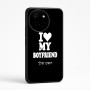 כיסוי בעיצוב אישי עם השם שלך לדגם - OnePlus 12R בעיצוב אוהבת את החבר שלי