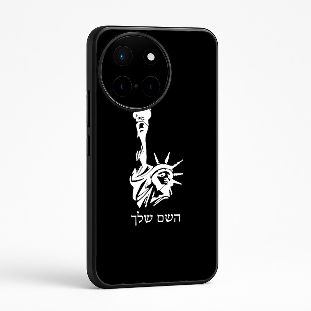 כיסוי בעיצוב אישי עם השם שלך לדגם - OnePlus 12R בעיצוב פסל החירות