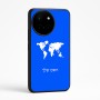 כיסוי בעיצוב אישי עם השם שלך לדגם - OnePlus 12R בעיצוב מפת העולם