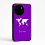 כיסוי בעיצוב אישי עם השם שלך לדגם - OnePlus 12R בעיצוב מפת העולם