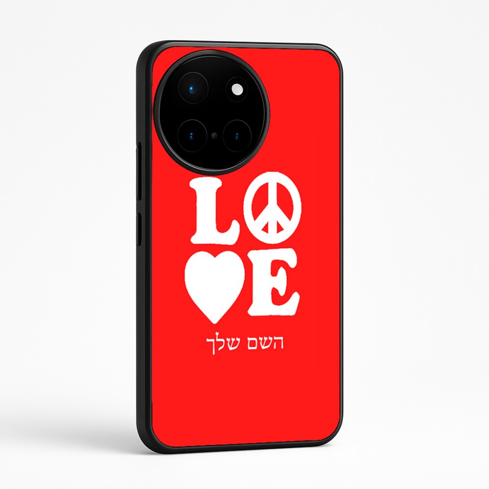 כיסוי בעיצוב אישי עם השם שלך לדגם - OnePlus 12R בעיצוב אהבה