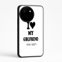 כיסוי בעיצוב אישי עם השם שלך לדגם - OnePlus 12R בעיצוב אוהב את החברה שלי