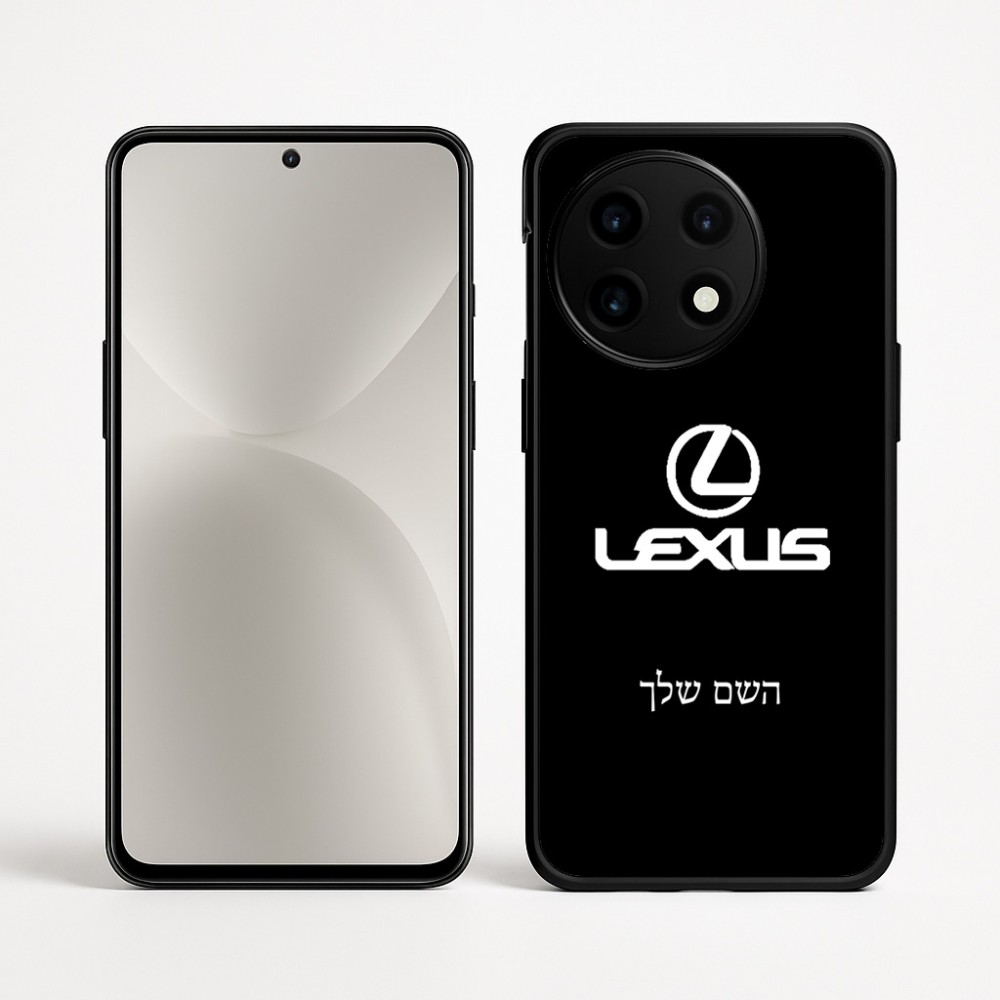 כיסוי בעיצוב אישי עם השם שלך לדגם - OnePlus 12R בעיצוב לקסוס