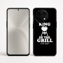 כיסוי בעיצוב אישי עם השם שלך לדגם - OnePlus 12R בעיצוב מלך הגריל