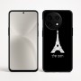כיסוי בעיצוב אישי עם השם שלך לדגם - OnePlus 12R בעיצוב מגדל אייפל