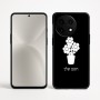כיסוי בעיצוב אישי עם השם שלך לדגם - OnePlus 12R בעיצוב פרח