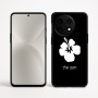 כיסוי בעיצוב אישי עם השם שלך לדגם - OnePlus 12R בעיצוב פרח היביסקוס
