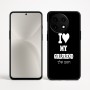 כיסוי בעיצוב אישי עם השם שלך לדגם - OnePlus 12R בעיצוב אוהב את החברה שלי