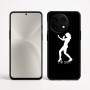 כיסוי בעיצוב אישי עם השם שלך לדגם - OnePlus 12R בעיצוב אישה מגוננת