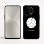 כיסוי בעיצוב אישי עם השם שלך לדגם - OnePlus 12R בעיצוב כדור כדורעף