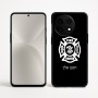 כיסוי בעיצוב אישי עם השם שלך לדגם - OnePlus 12R בעיצוב כבאי - תגית